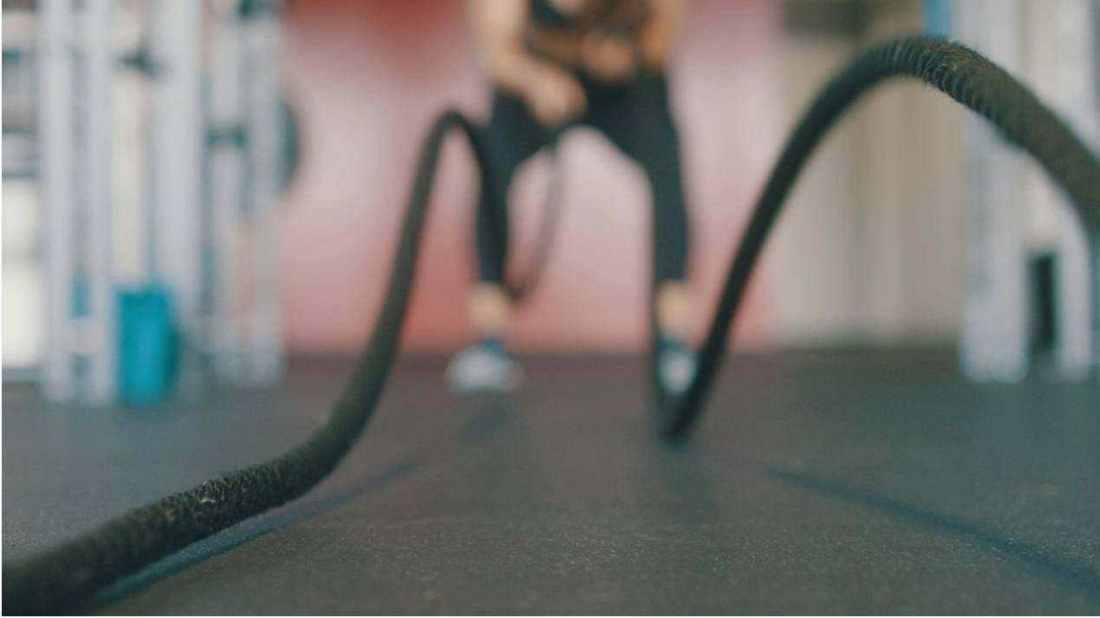 Interval training session